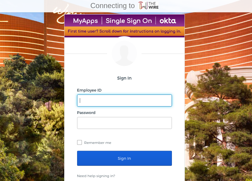 Wynn Resorts - Sign In